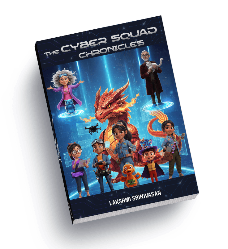 The Cyber Squad Chronicles The Crowned Glitch book cover by Lakshmi Srinivasan